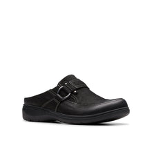 Load image into Gallery viewer, Clarks Carleigh Viola Black Nubick