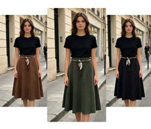Charger l'image dans la galerie, Italy Moda Jupe/suède