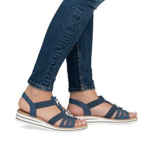 Rieker V0649-14 Bleu