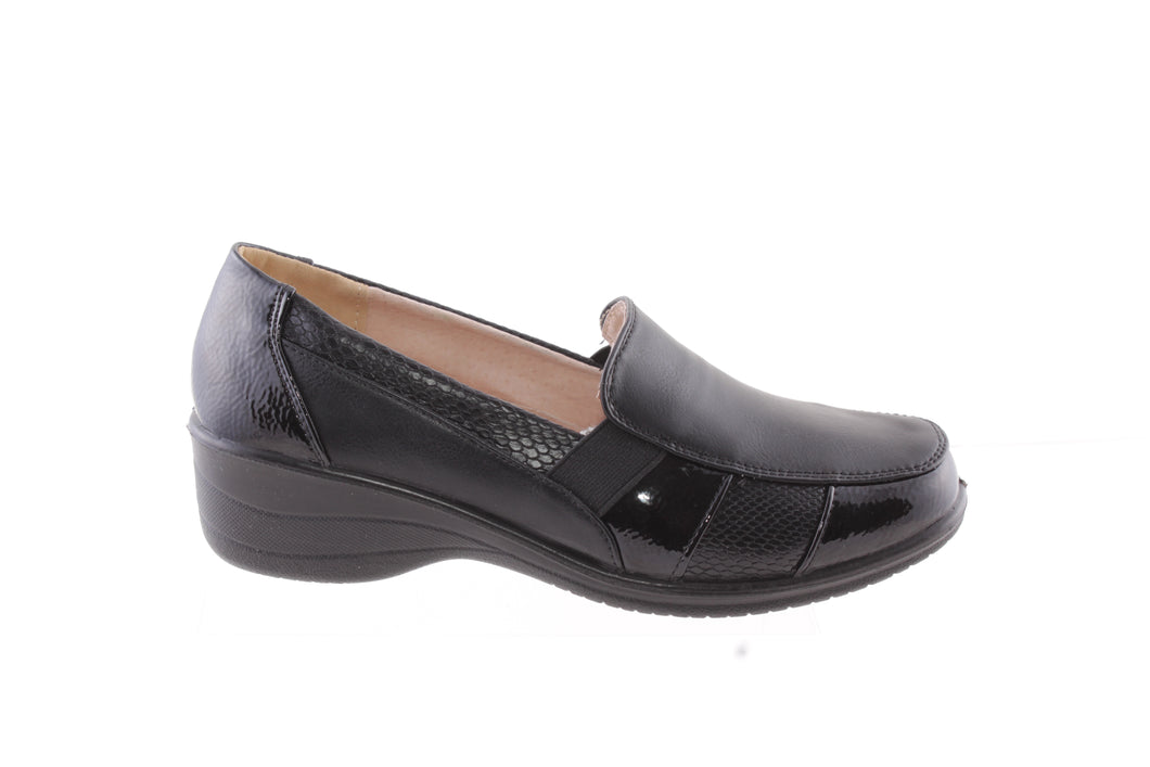 Chaussure Step 3202-Blk - Confort & Élégance 